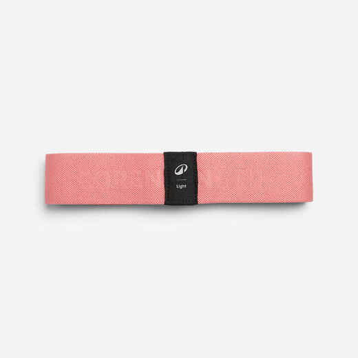 
      Fabric Glute Resistance Band, Light Resistance - Pink
  