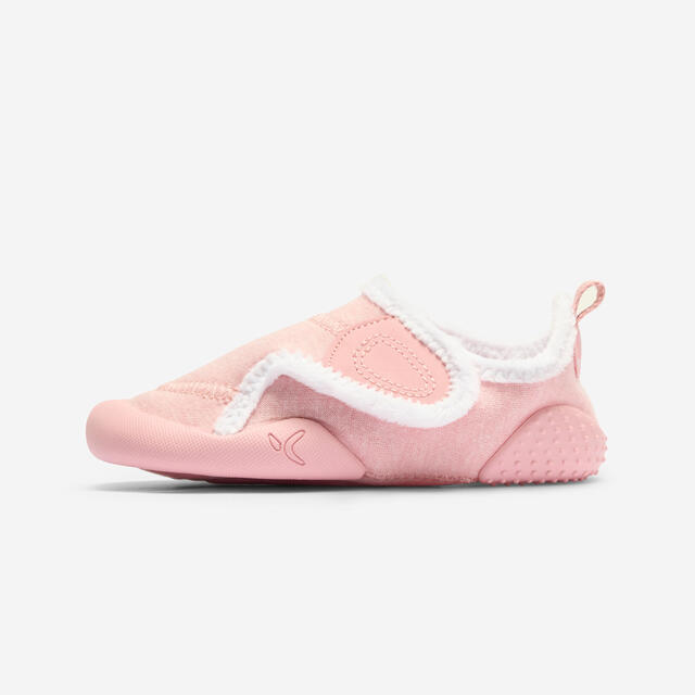Turnschuhe Babys/Kleinkinder Klettverschluss warm - rosa