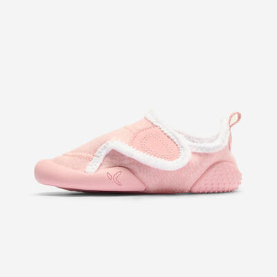 Zapatillas barefoot slipper forro Bebé Domyos 550 rosa