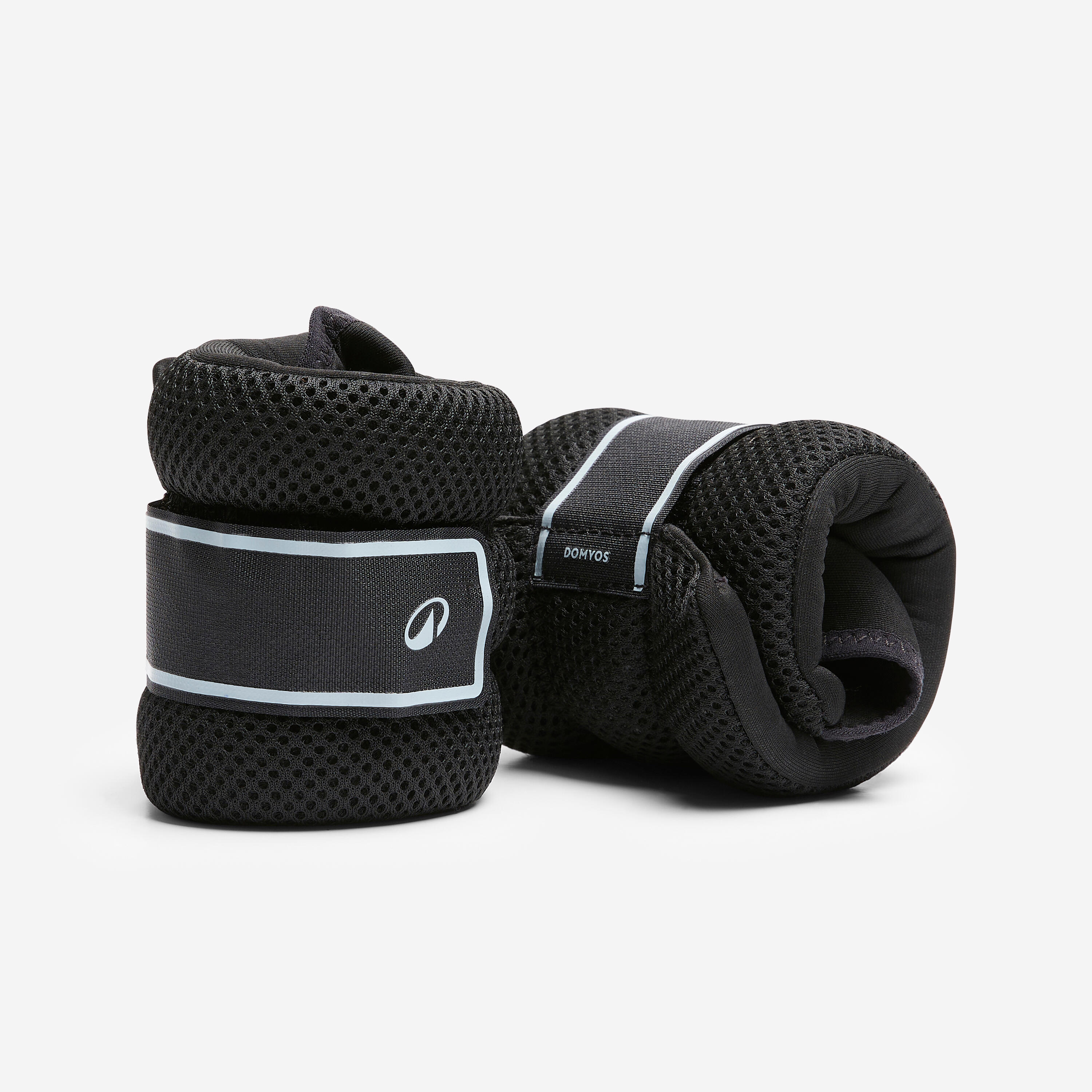 DOMYOS Gewichtsmanschetten Hand- und Fußgelenke 2er-Set 0,5 kg