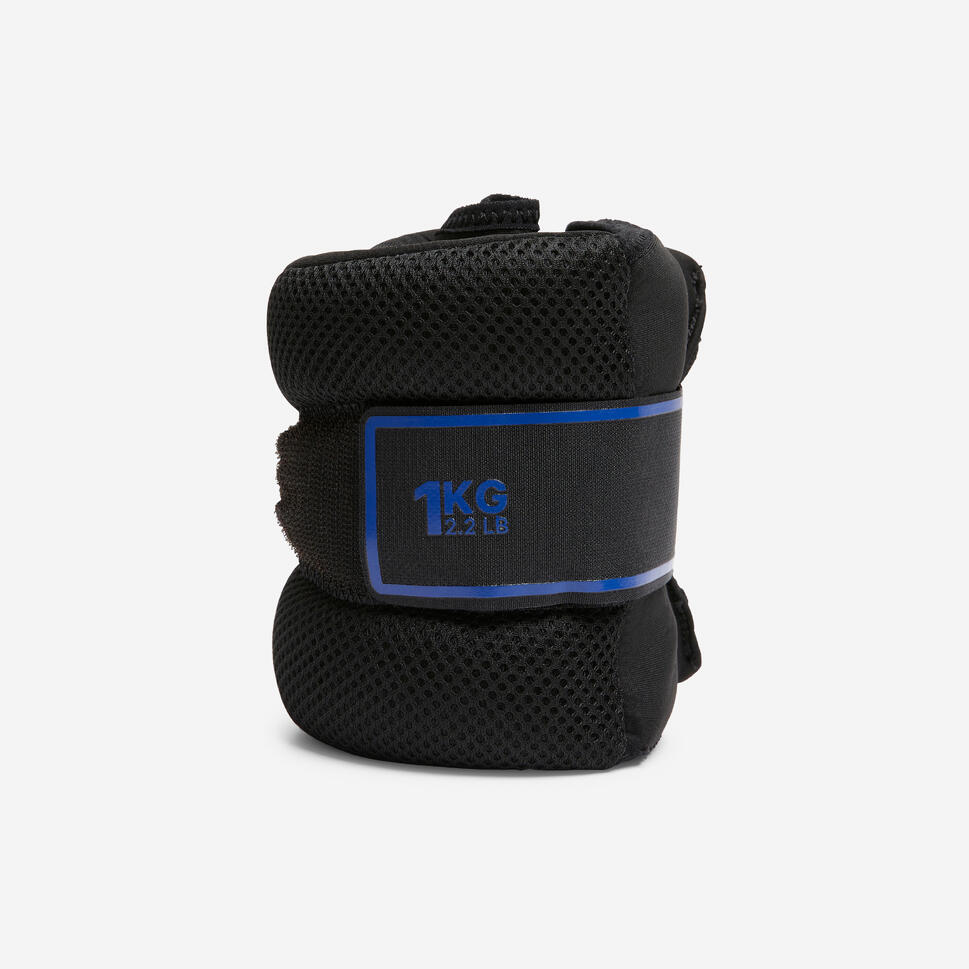 Obciążniki fitness na kostki i nadgarstki Domyos 2 x 1 kg