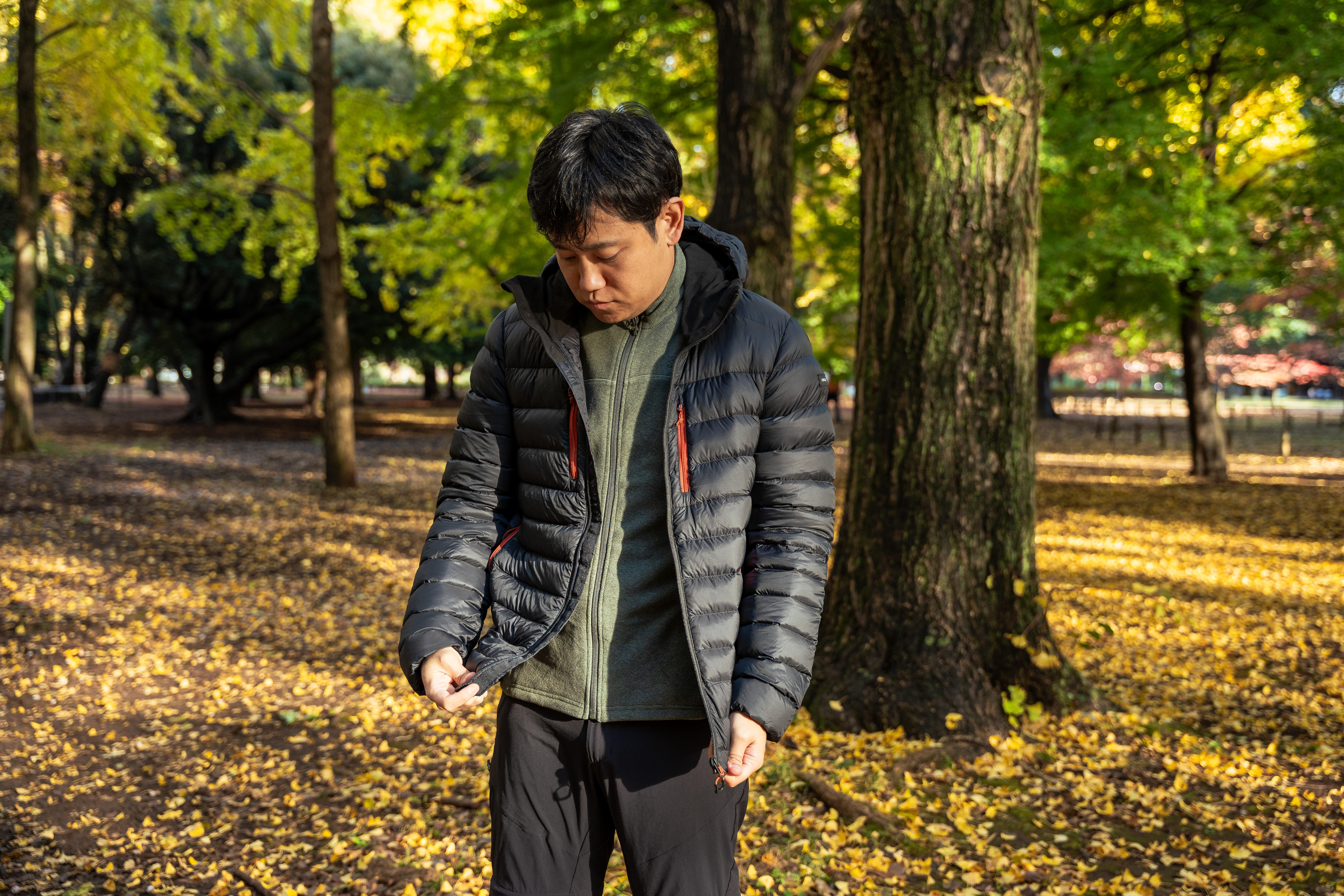 FORCLAZ（フォルクラ）登山・トレッキング フード付ダウンジャケット