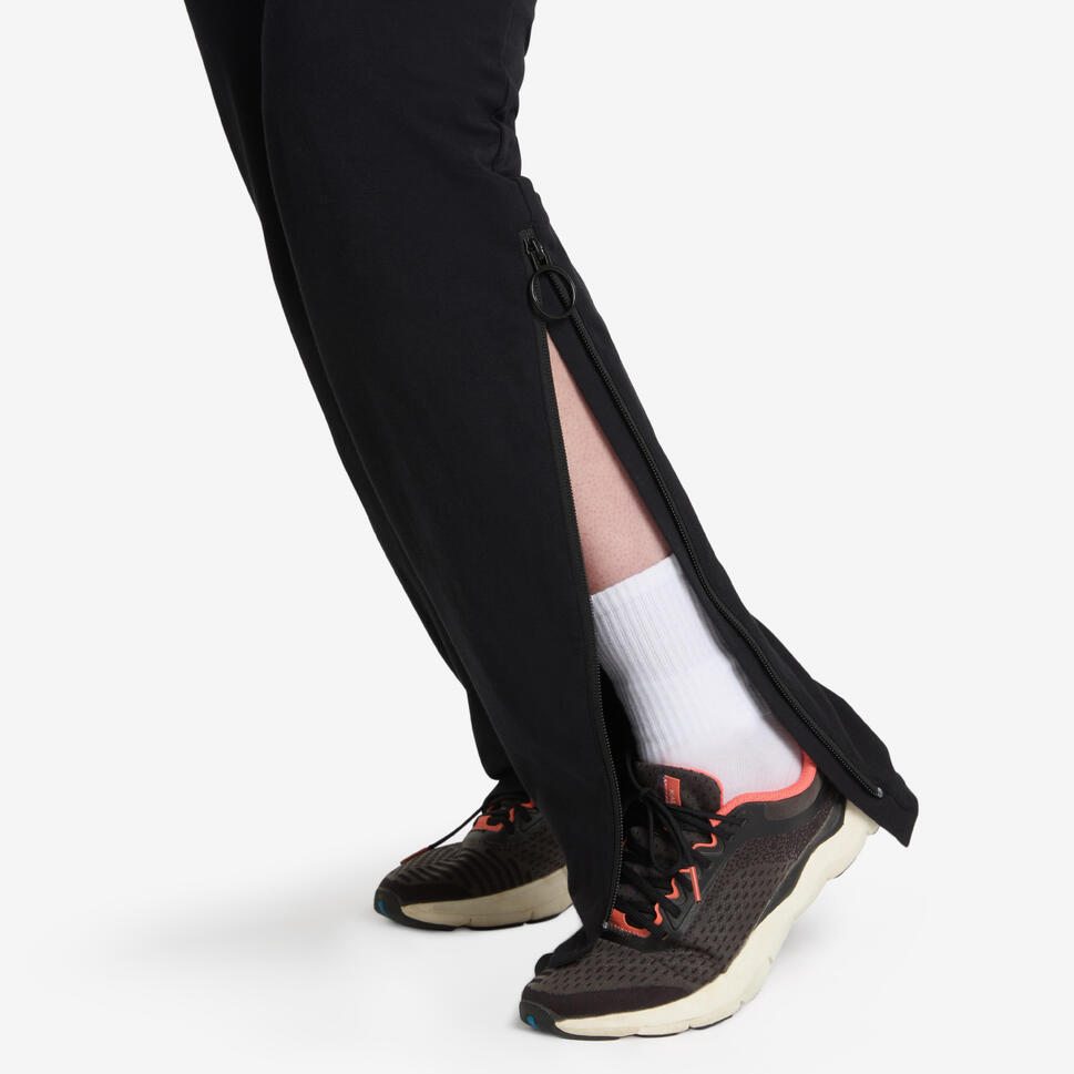 Legginsy damskie rozpinane Decathlon