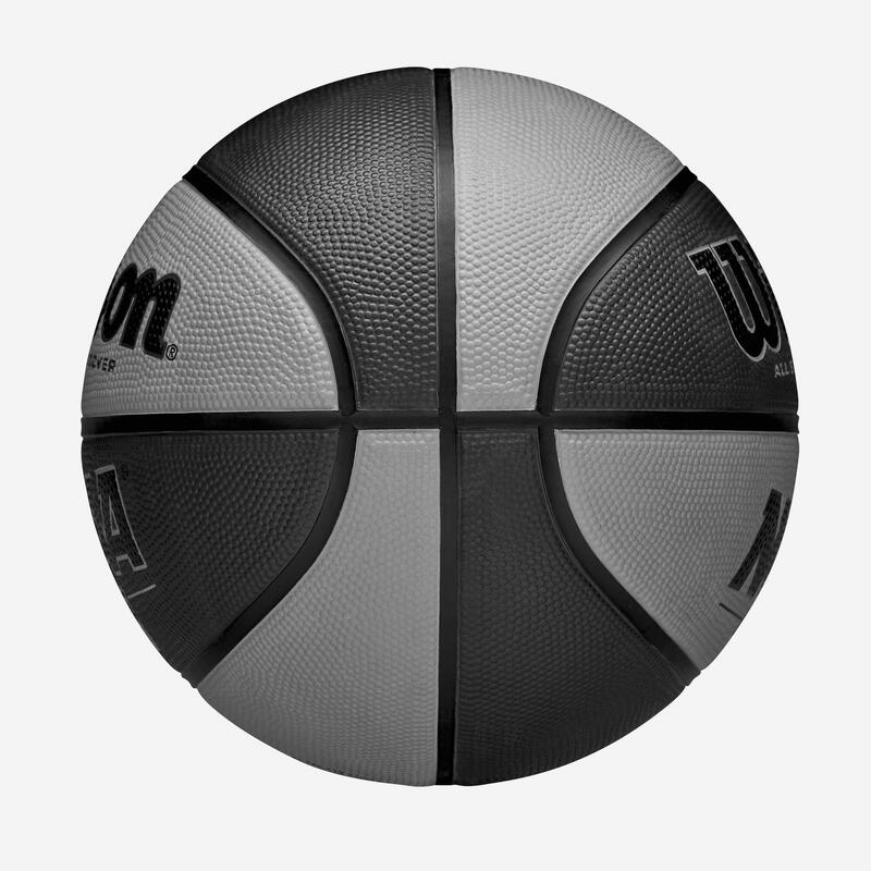 Ballon de basketball taille 7 - WILSON NCAA Era Gris