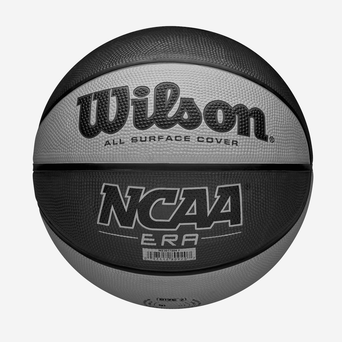 Ballon de basketball taille 7 - WILSON NCAA Era Gris