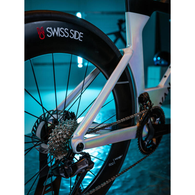 XCR TRIATHLON ULTEGRA DI2 BLANC HOLOGRAPHIQUE