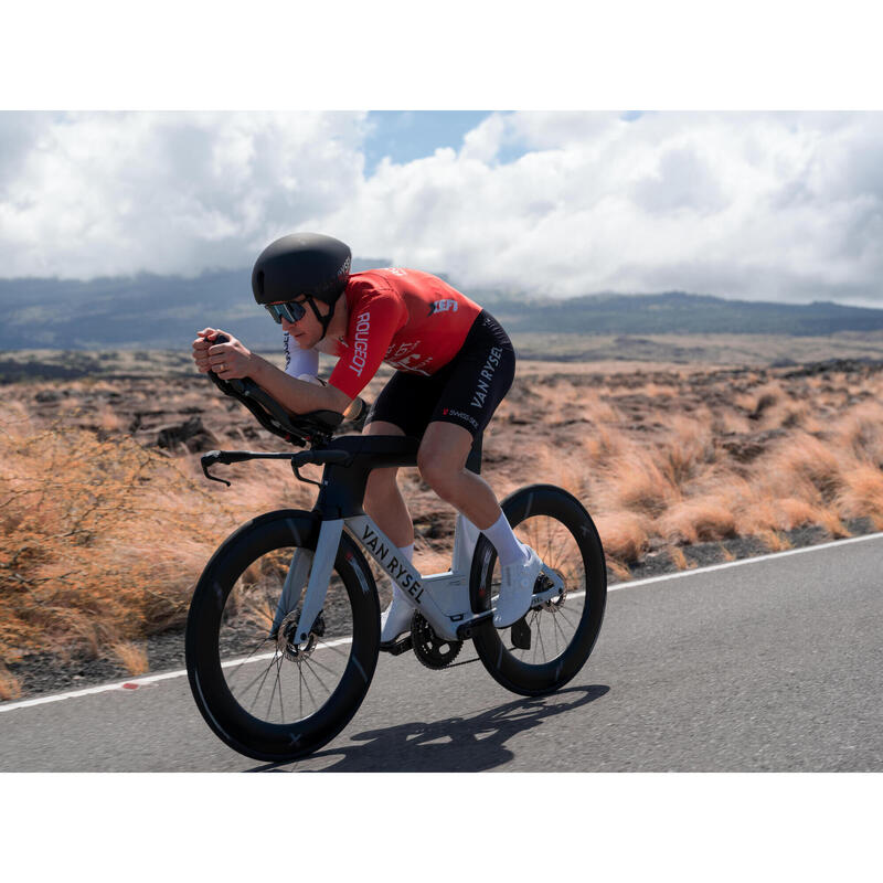 Casque contre la montre et triathlon, XCR noir