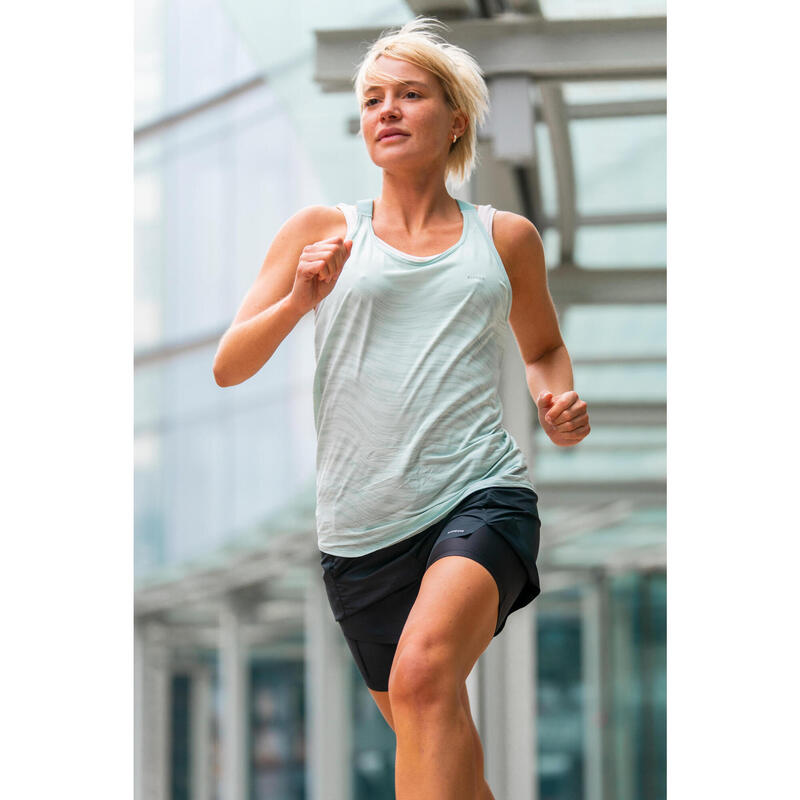 Kadın 2'si 1 Arada Koşu Şortu - Run 500