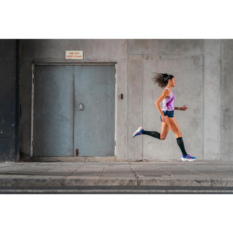 Maiou ușor alergare pe asfalt KIPRUN Run 900 Light Mov Print Damă
