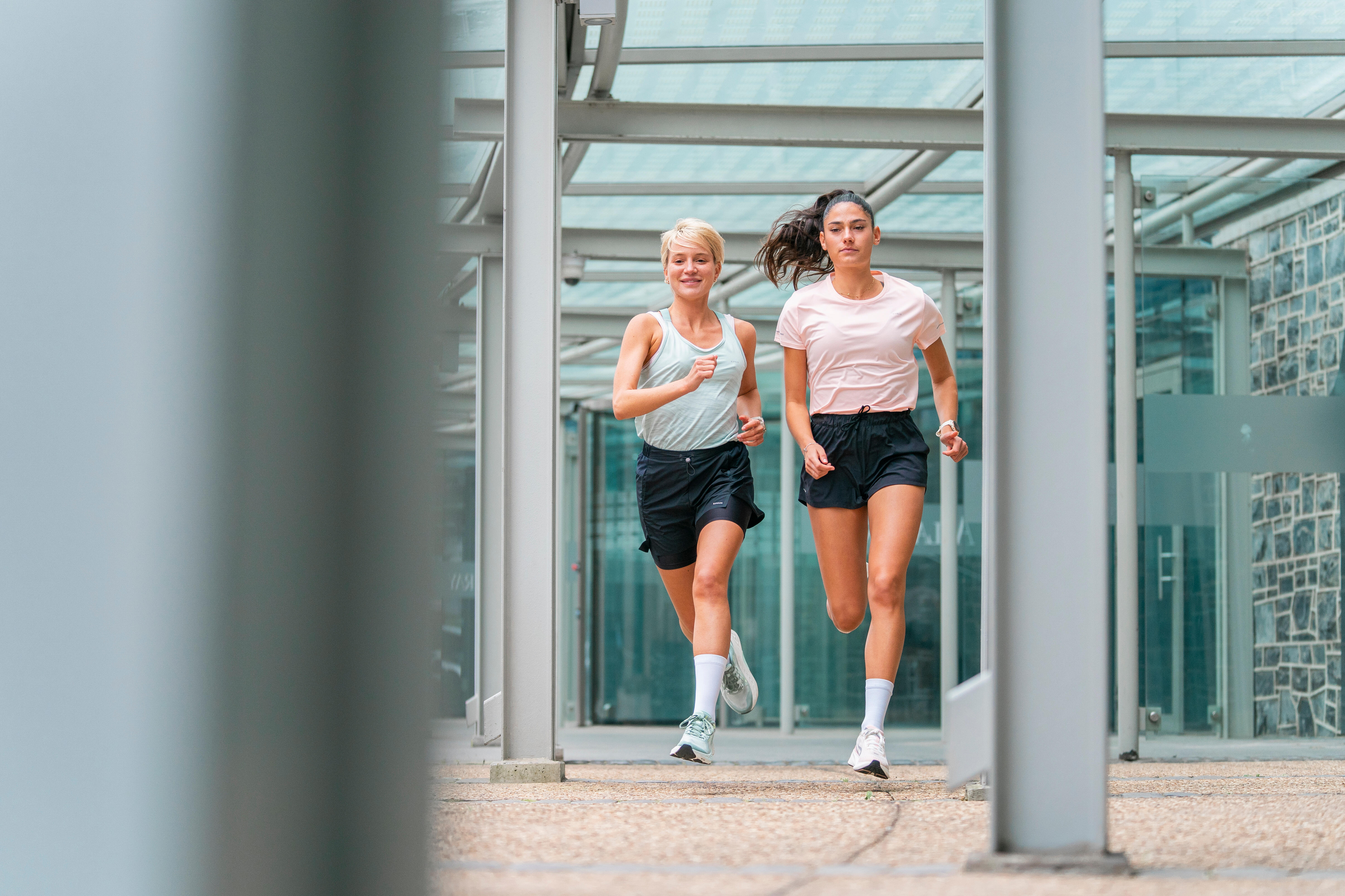 T-shirt de course respirant femme, Run 500 Dry - KIPRUN