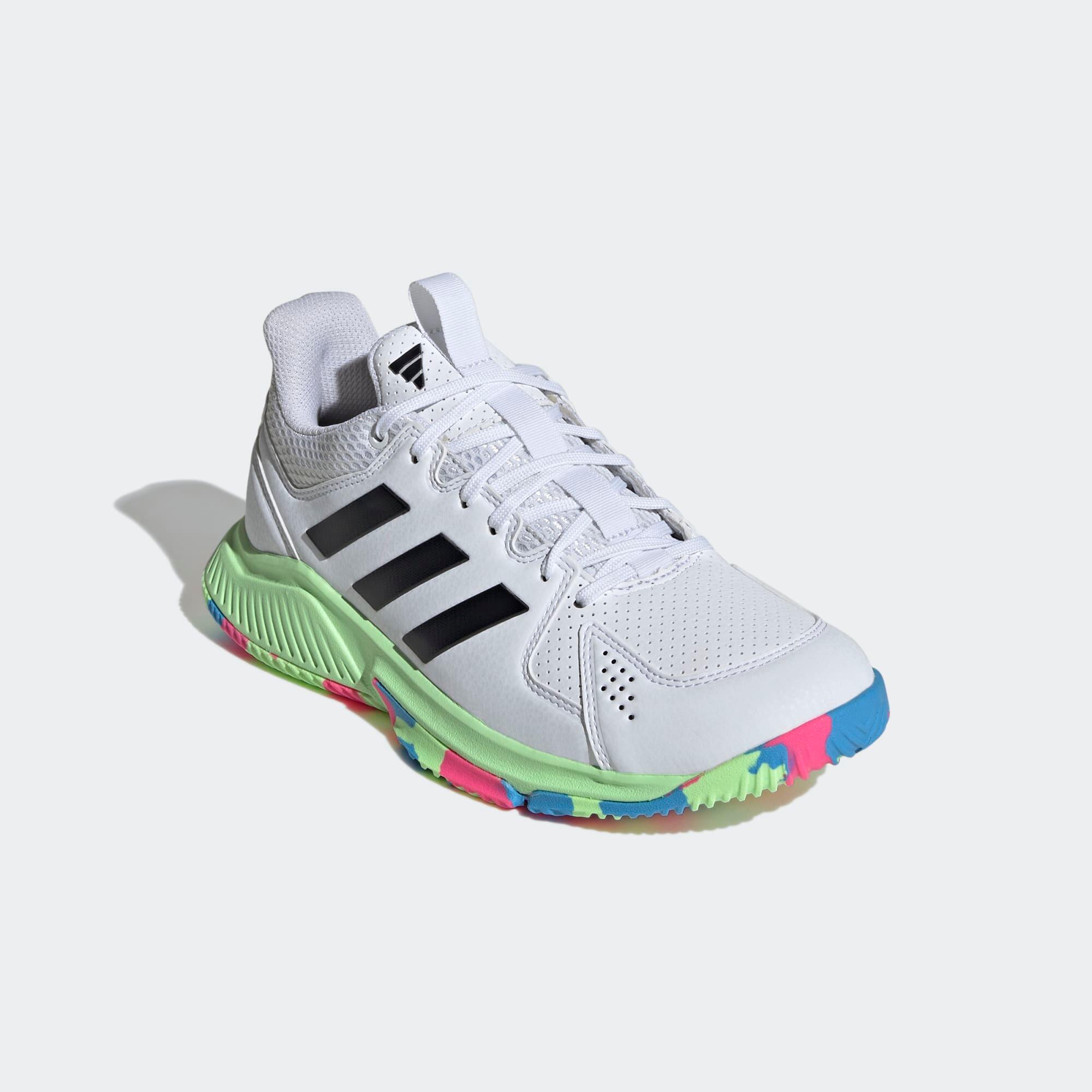 Damen/Herren Handballschuhe - ADIDAS Court Flight weiß 5/9