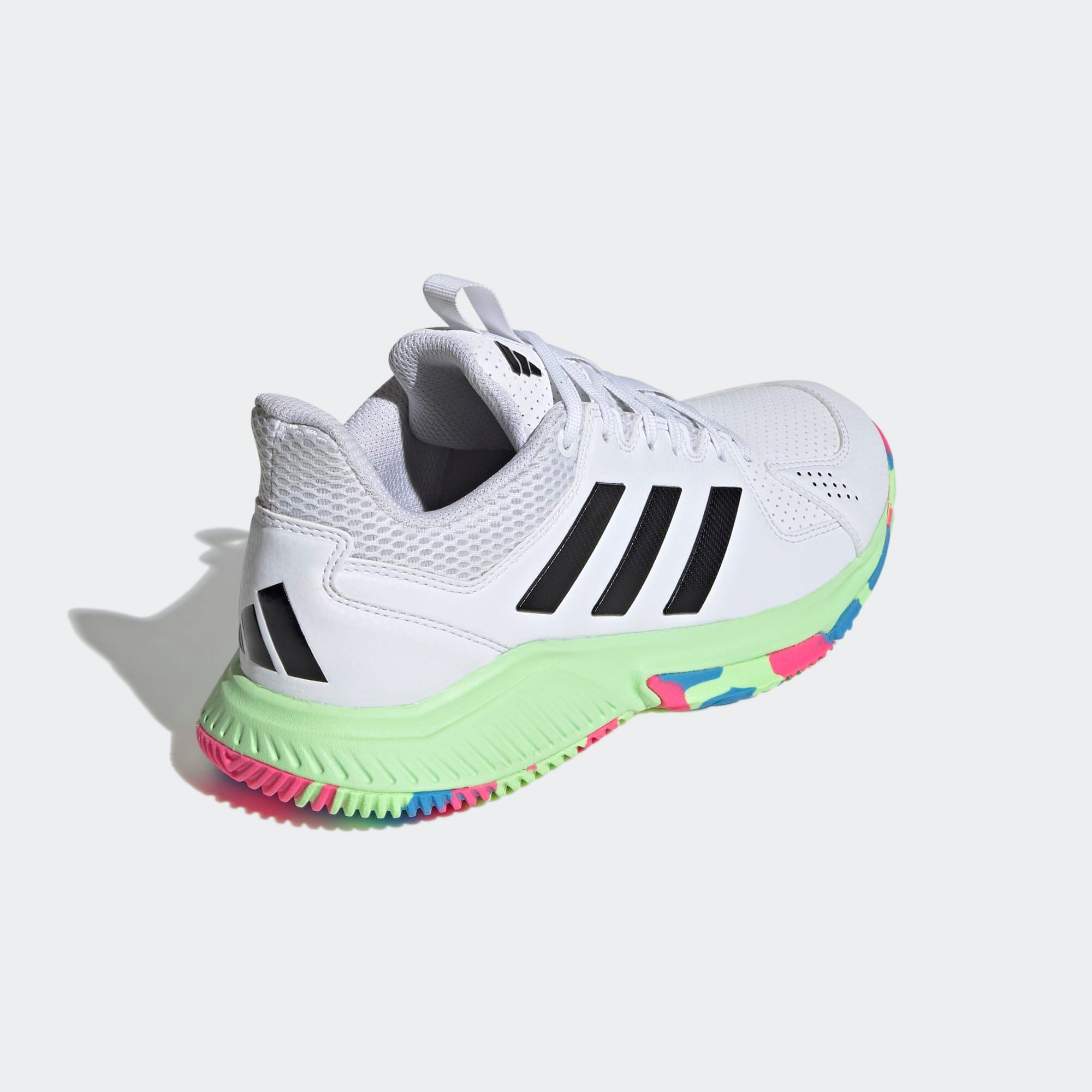 Damen/Herren Handballschuhe - ADIDAS Court Flight weiß 6/9