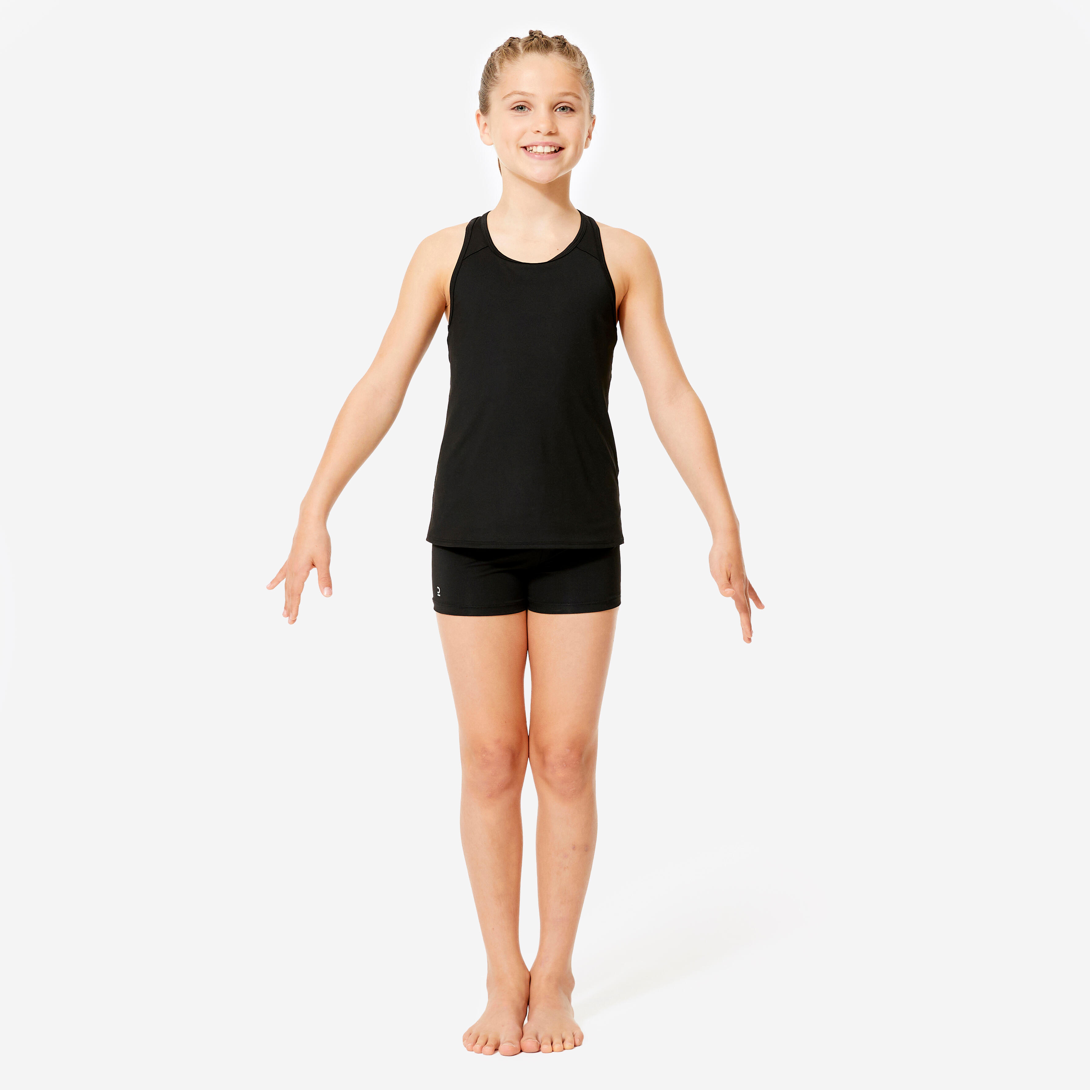 Camisole à dos nageur fille - DOMYOS