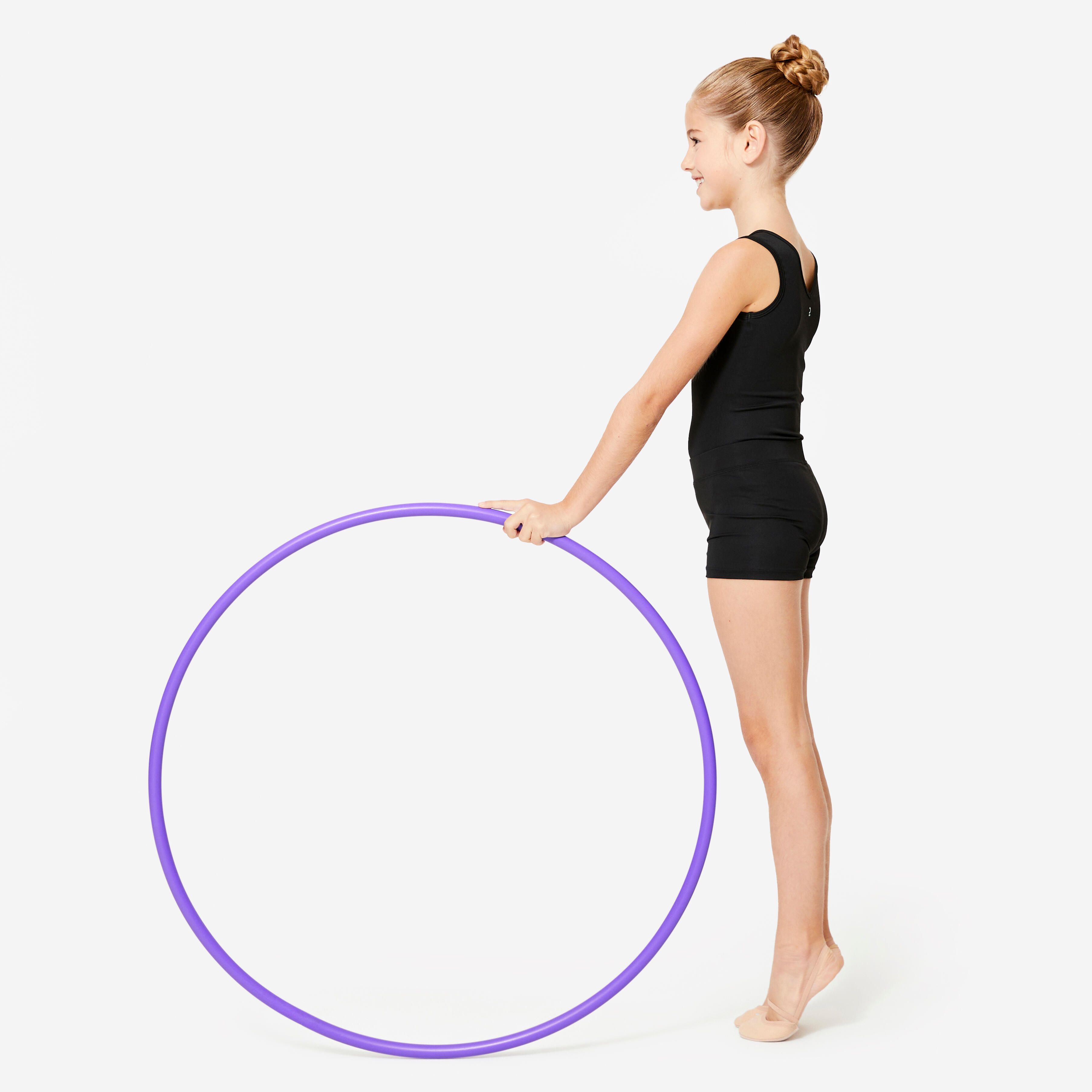 Cerceau de Gymnastique Rythmique (GR) de 75 cm - violet