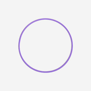 Rhythmic Gymnastics 75 cm Hoop - Purple