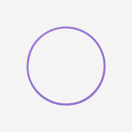 Cerceau de Gymnastique Rythmique (GR) de 75 cm - violet