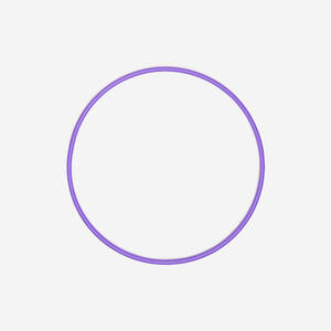 Rhythmic Gymnastics 75 cm Hoop - Purple