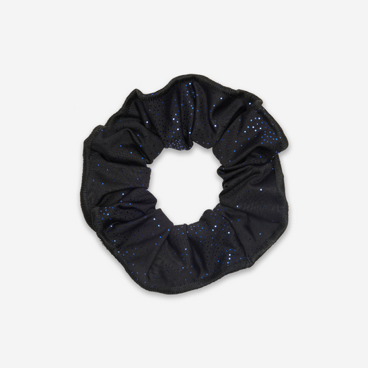 Chouchou de gymnastique à paillettes femme, noir