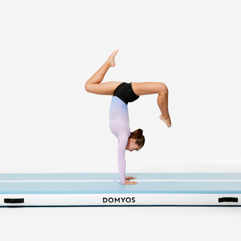 Saltea de gimnastică gonflabilă tumbling 6 m Albastru