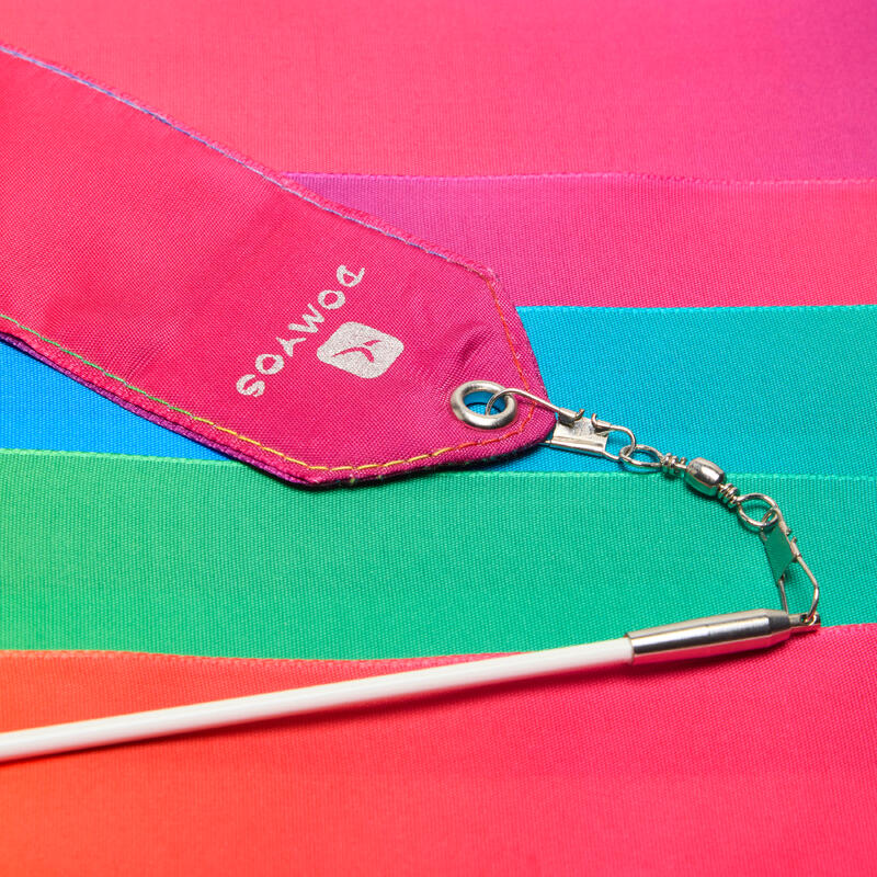 Ruban de Gymnastique Rythmique (GR) de 6 mètres Multicolore