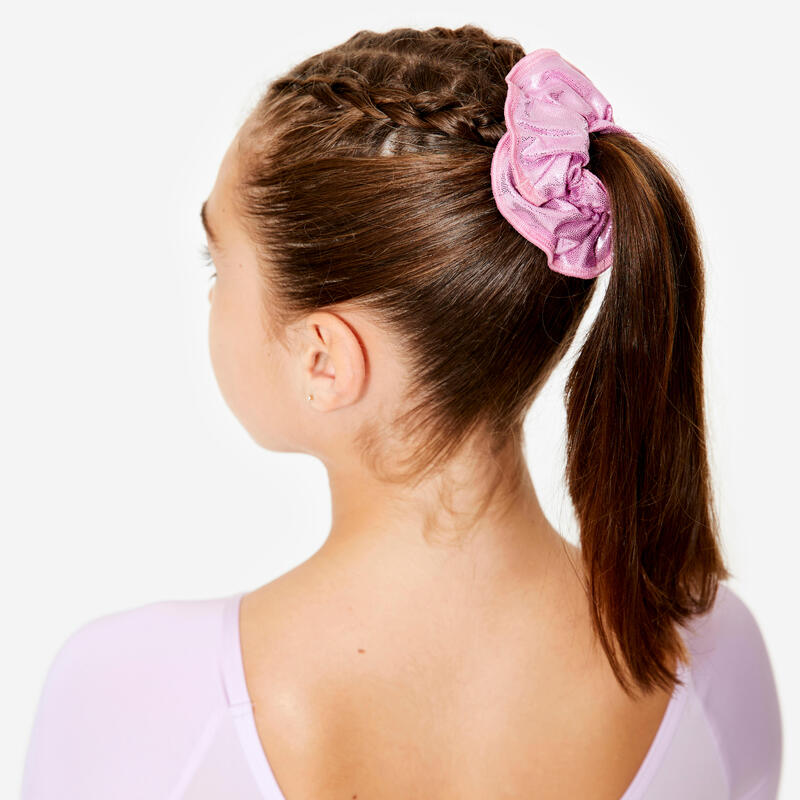 Elastic de păr cu paiete gimnastică Roz Damă 