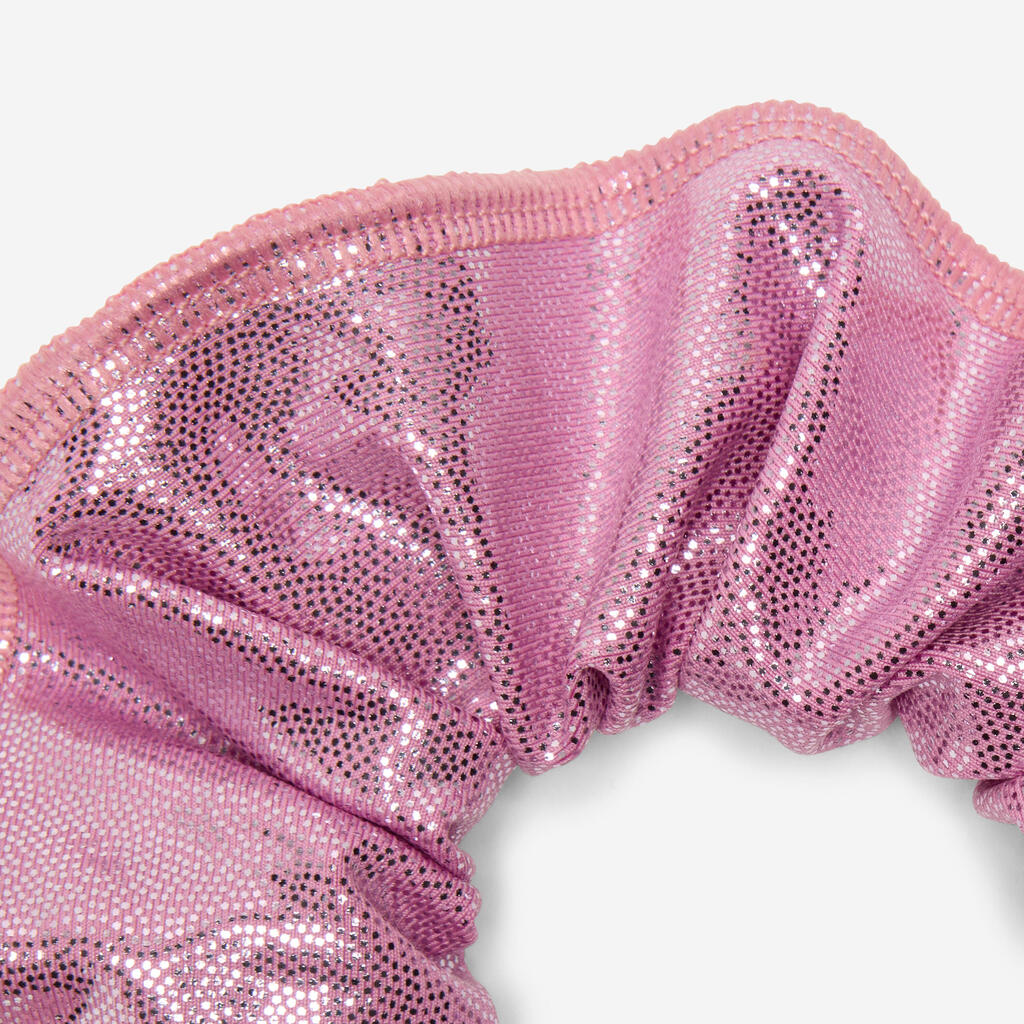 Women's Sequined Gymnastics Scrunchie - White
