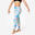 Legging de gymnastique taille haute fille, blanc