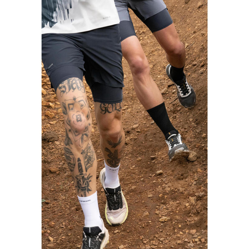 Çorap - Koşu - Siyah - Kiprun Run900 Strap