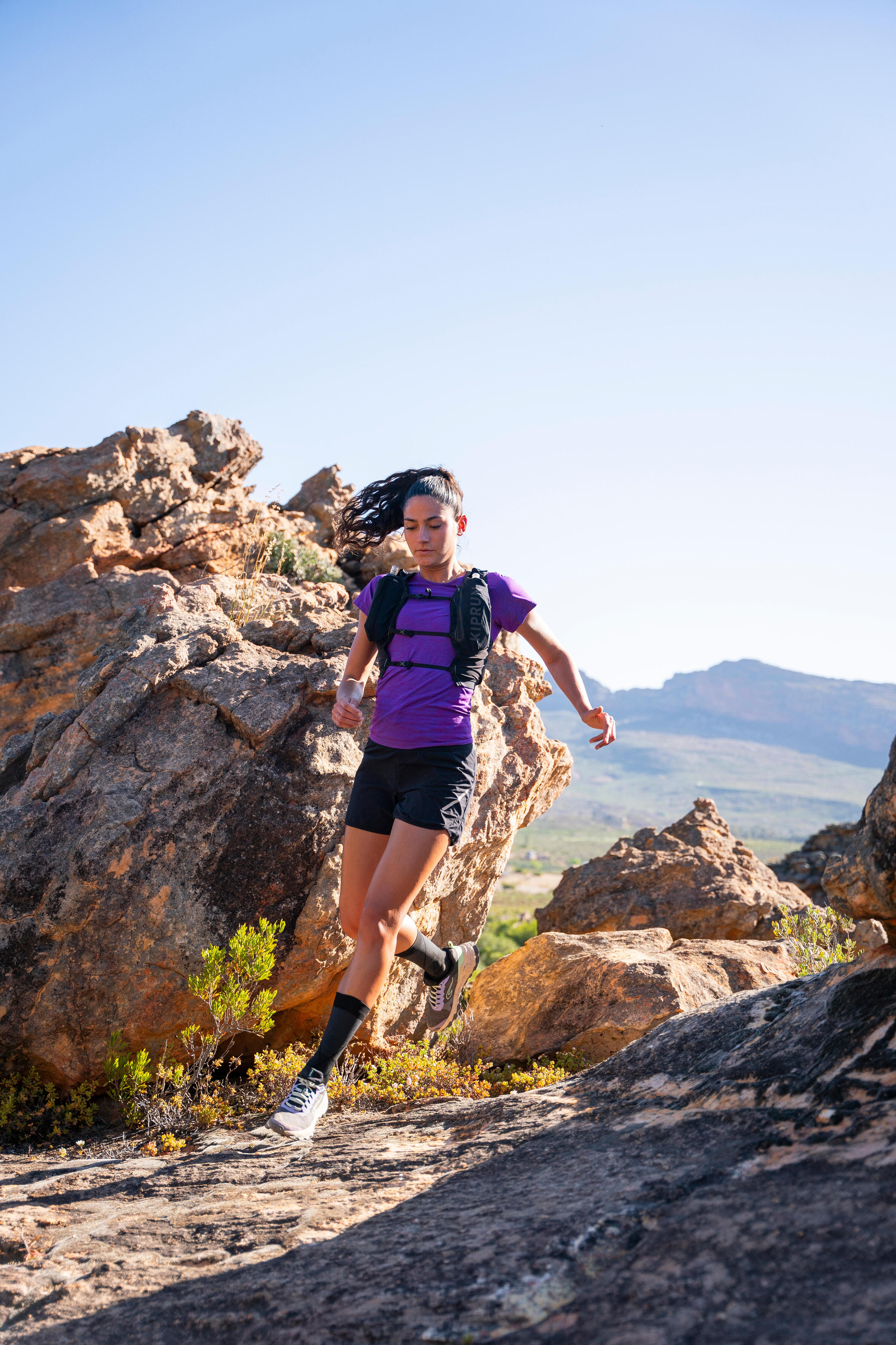 Chaussettes de course à pied STRAP – Run 900 8/12