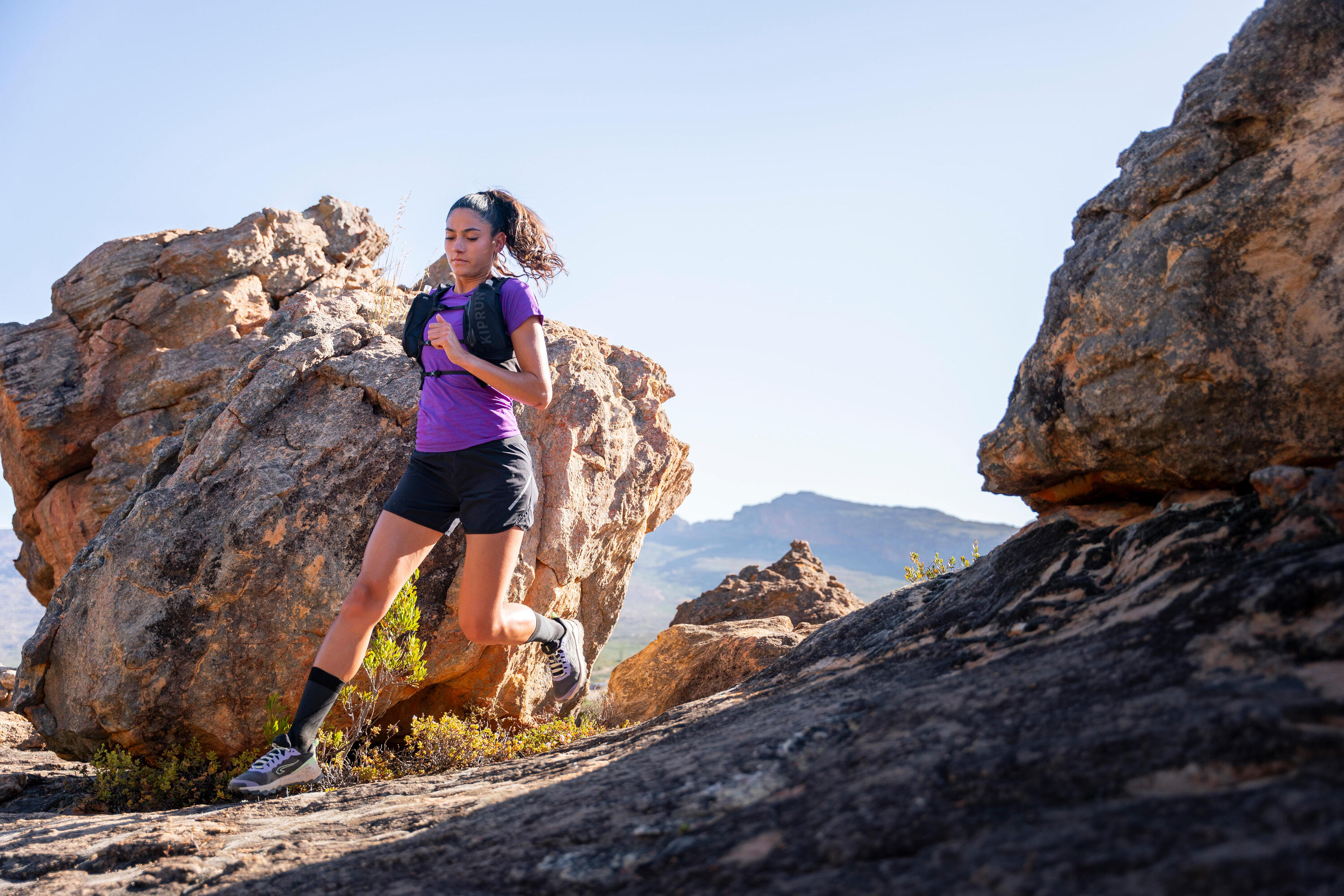 Chaussettes de course à pied STRAP – Run 900 10/12