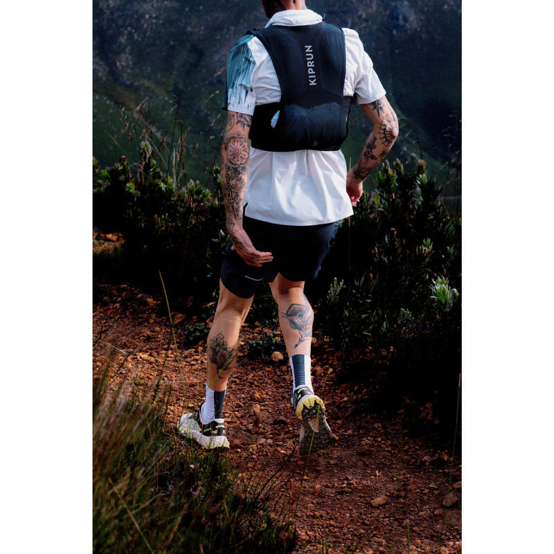 Tricou Alergare pe distanțe lungi Kiprun Run 900 Ultra Print Bej Bărbați