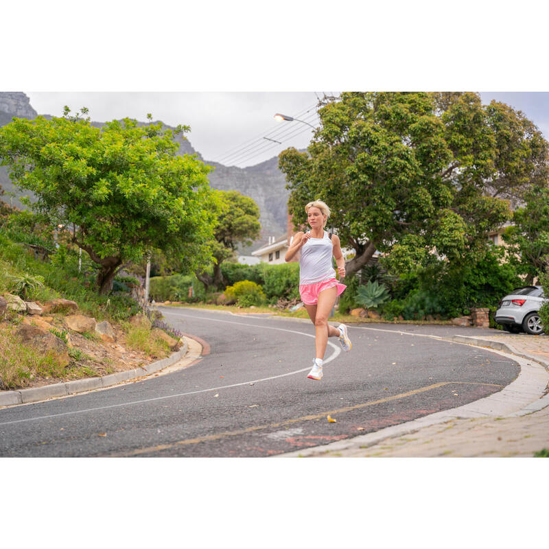 Chaussures running Femme KIPRUN KS900 Light - Rose Jaune