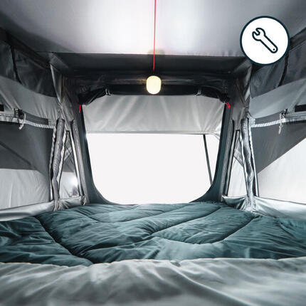 Sypialnia do namiotu dachowego Quechua X NaïtUp Fresh & Black 2-os.