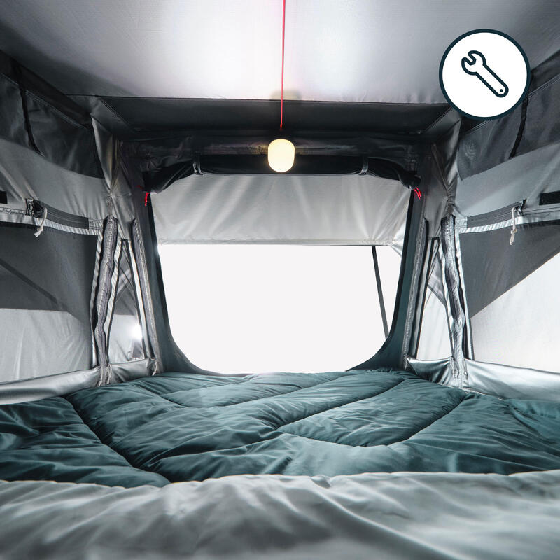 Tenda de tejadilho rígida Fresh&Black 2 lugares, Quechua x NaïtUp