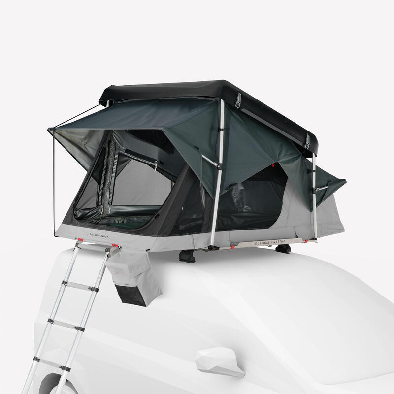 Cort rigid auto, cu montare pe plafon Fresh&Black 2 persoane, Quechua x NaïtUp