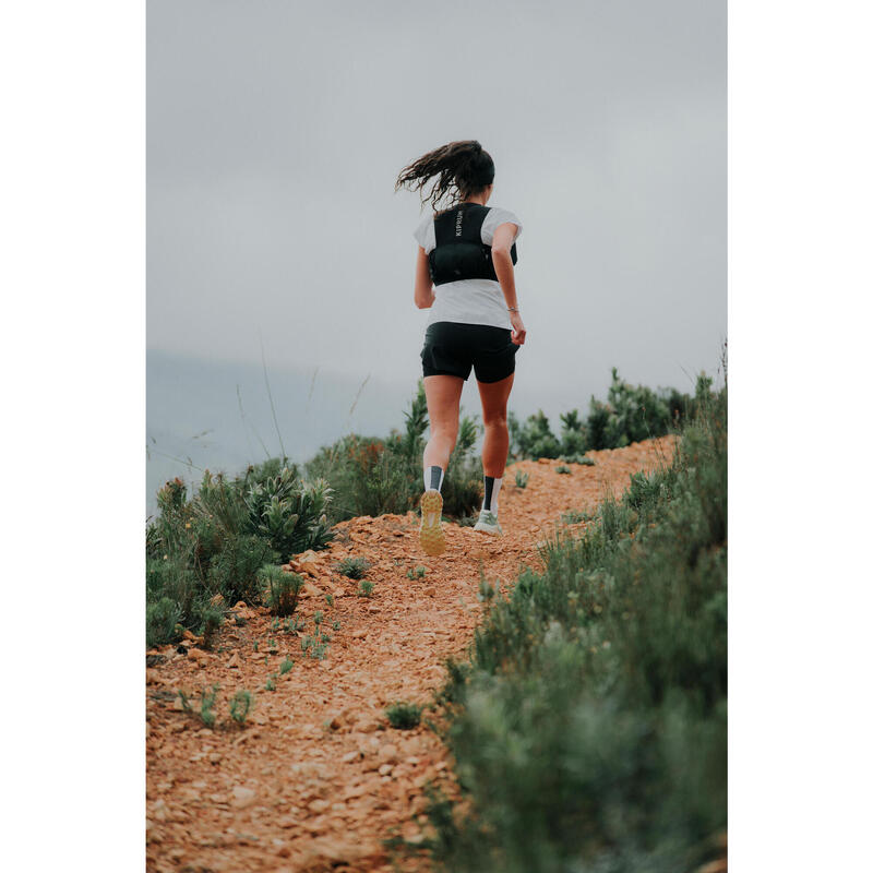 Koşu Çorabı - Orta Boy Konçlu - Beyaz - Kiprun Run900