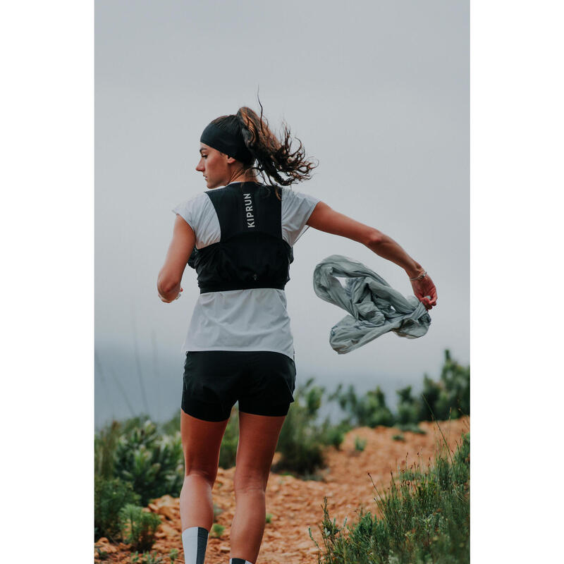 Șosete subțiri mid alergare KIPRUN run900 Alb Adulți