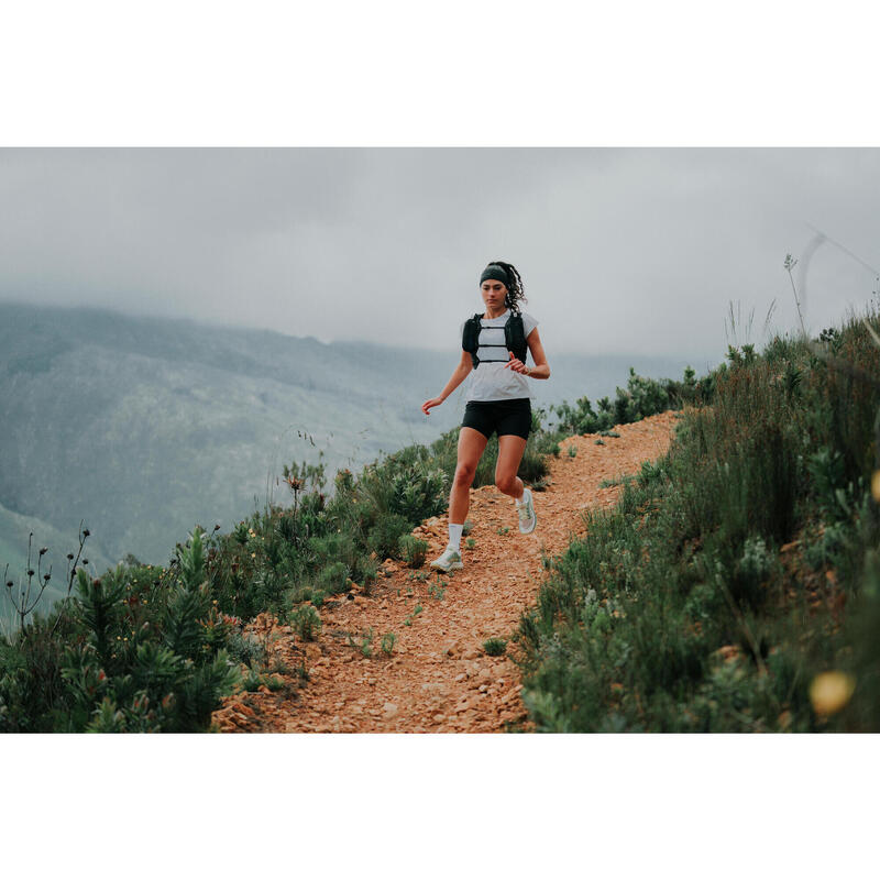 Șosete subțiri mid alergare KIPRUN run900 Alb Adulți