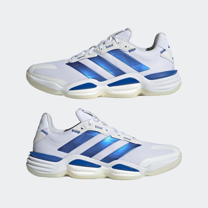 Calçado de Andebol Adulto Stabil 16 Branco/Azul