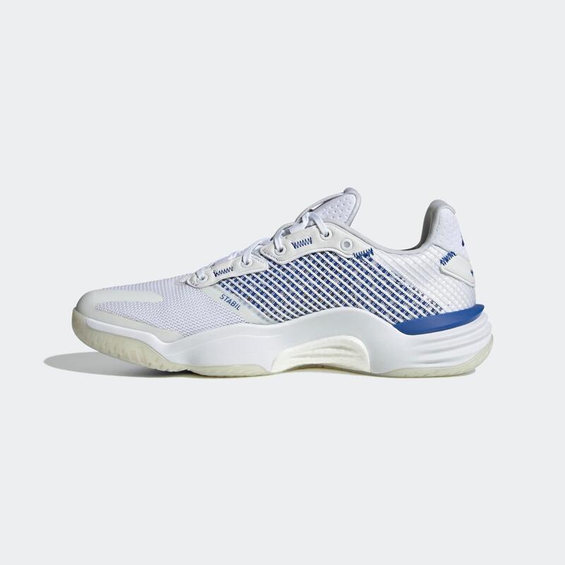 Calçado de Andebol Adulto Stabil 16 Branco/Azul