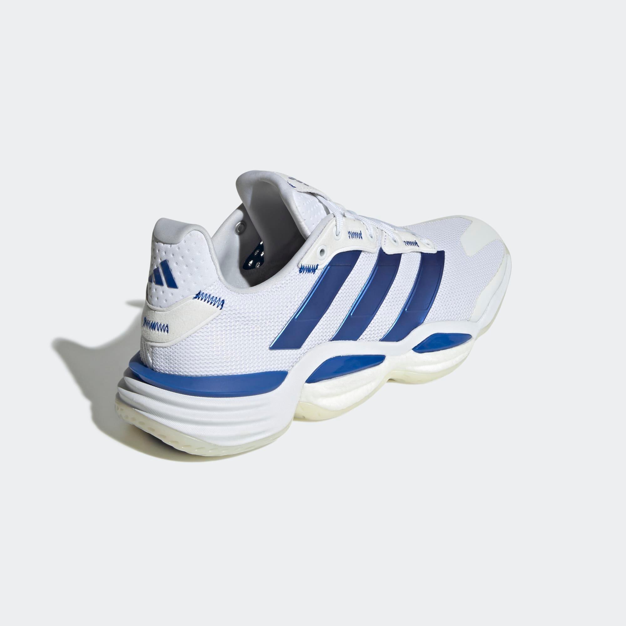 Damen/Herren Handballschuhe - ADIDAS Stabil 16 weiß/blau 4/9