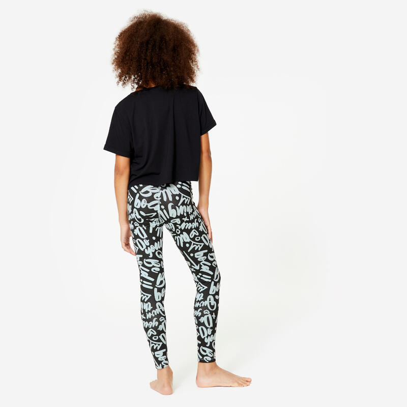 Lány tánc crop top póló