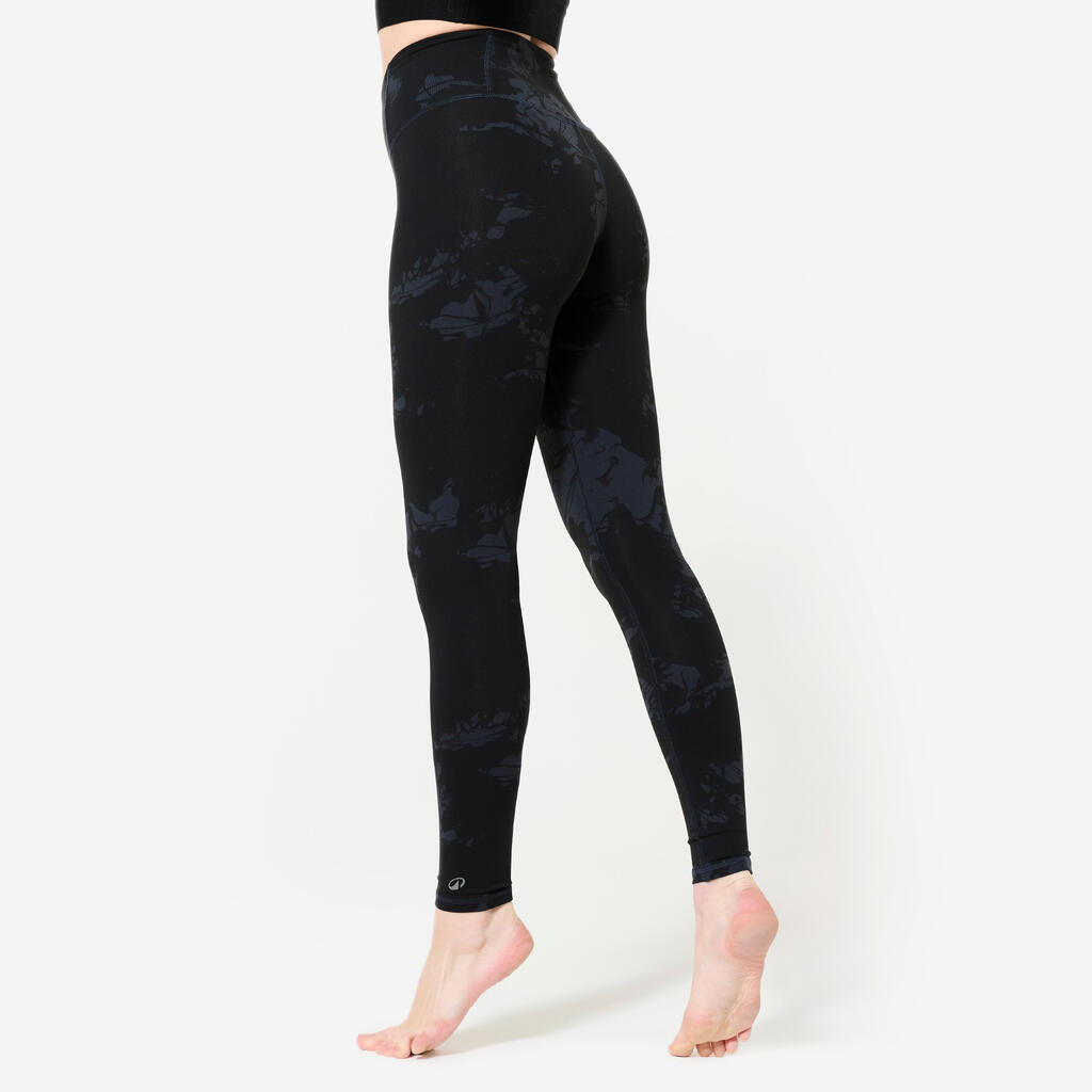 Legging danse moderne taille haute ceinture plate femme