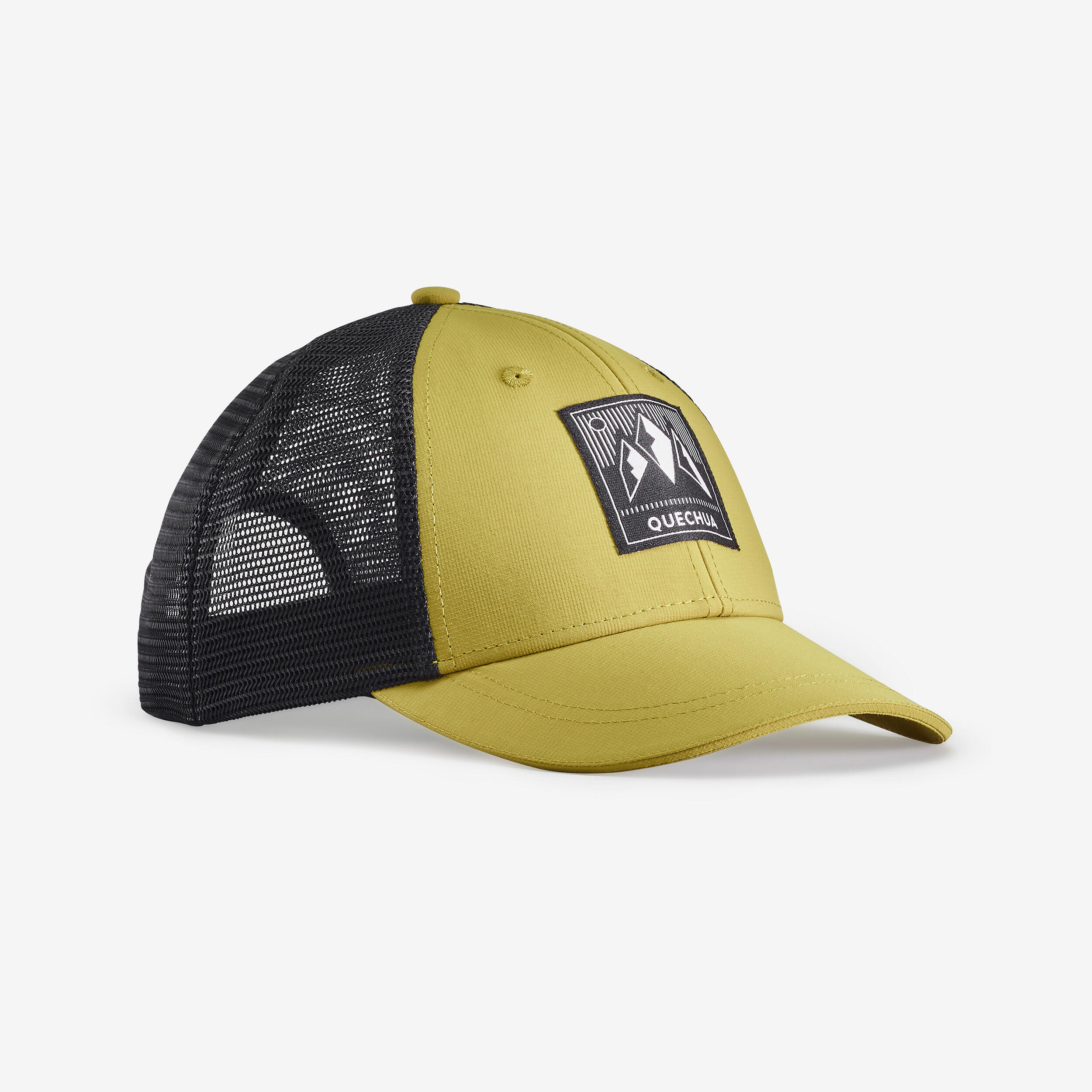 Kids’ Trucker hiking cap MH500, 7-15 years - Khaki
