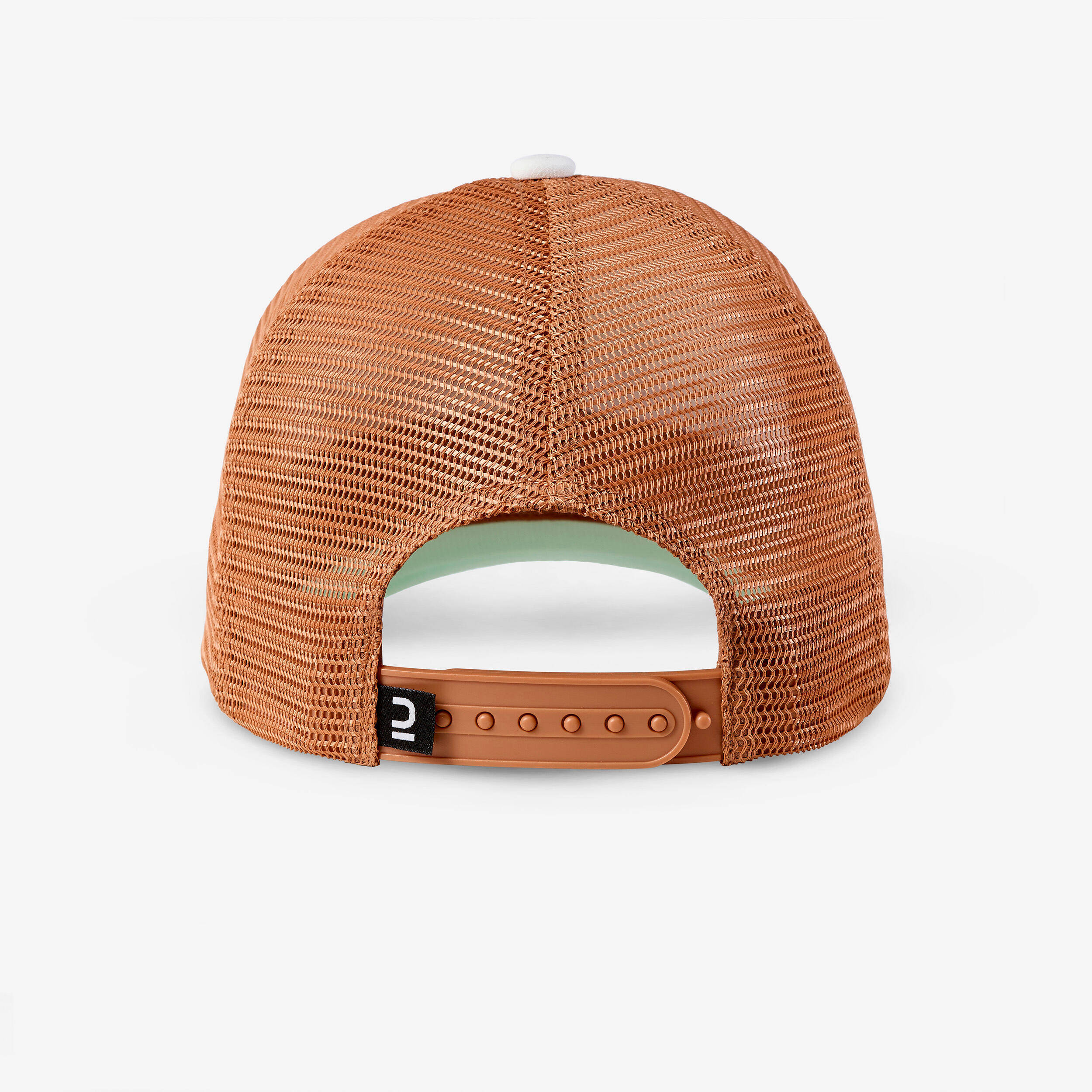Kids’ Trucker hiking cap MH500, 7-15 years - White -  4