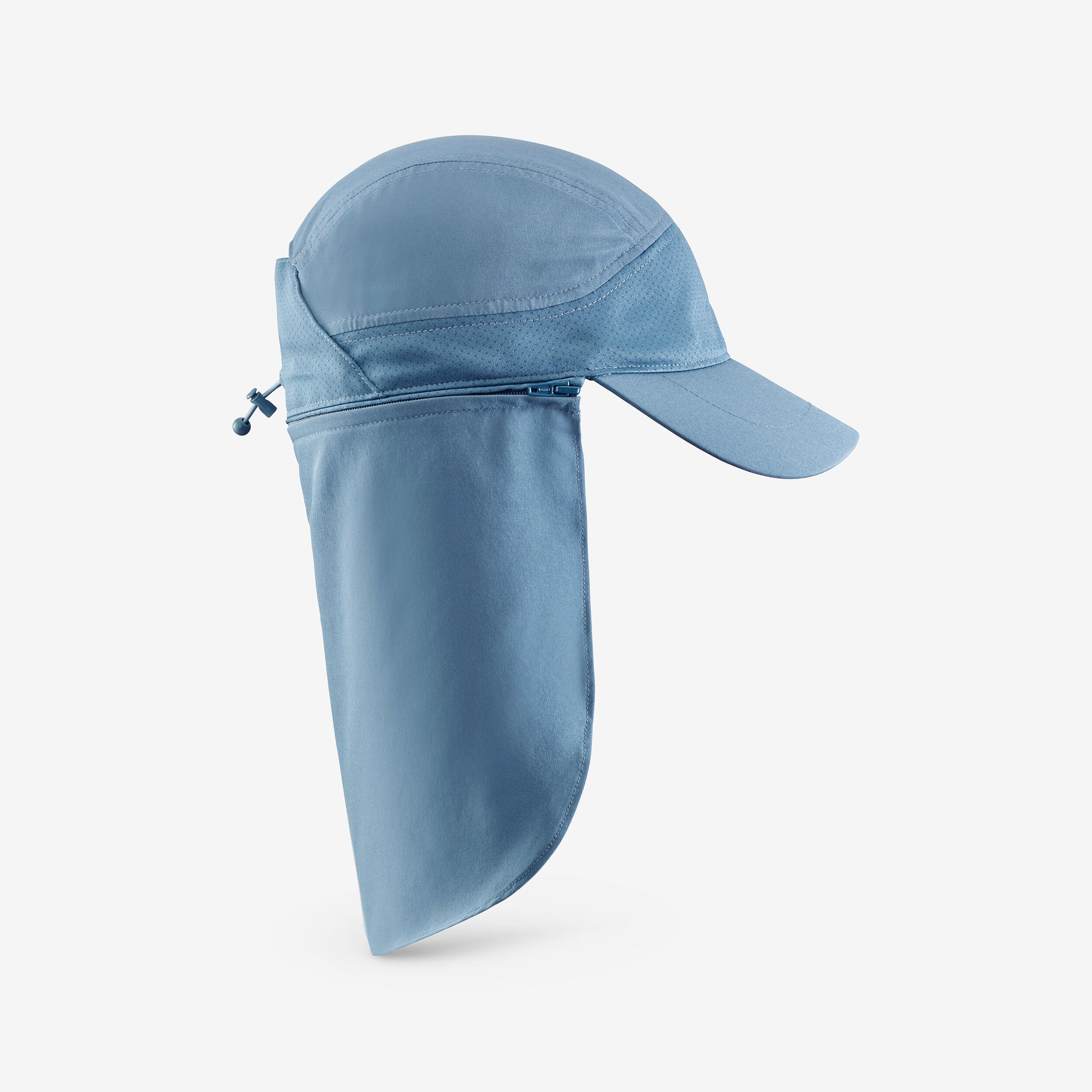 Long-neck hiking cap, 7-15 years, MH900 - Blue