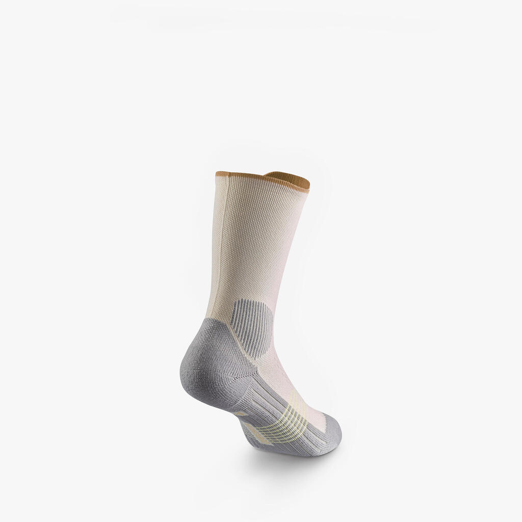 Chaussettes de randonnée hautes enfant (lot 2 paires), HIKE500 High bleu