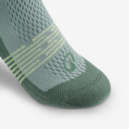 Junior high hiking socks, HIKE 500 green