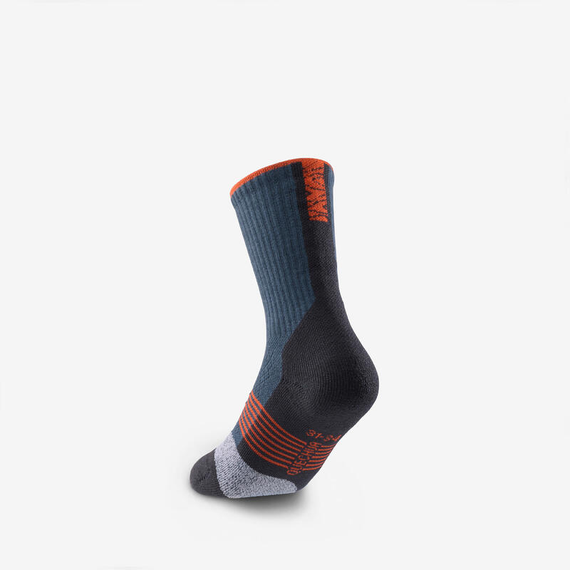 Chaussettes de randonnée enfant (lot 2 paires), HIKE900 Wool bleu