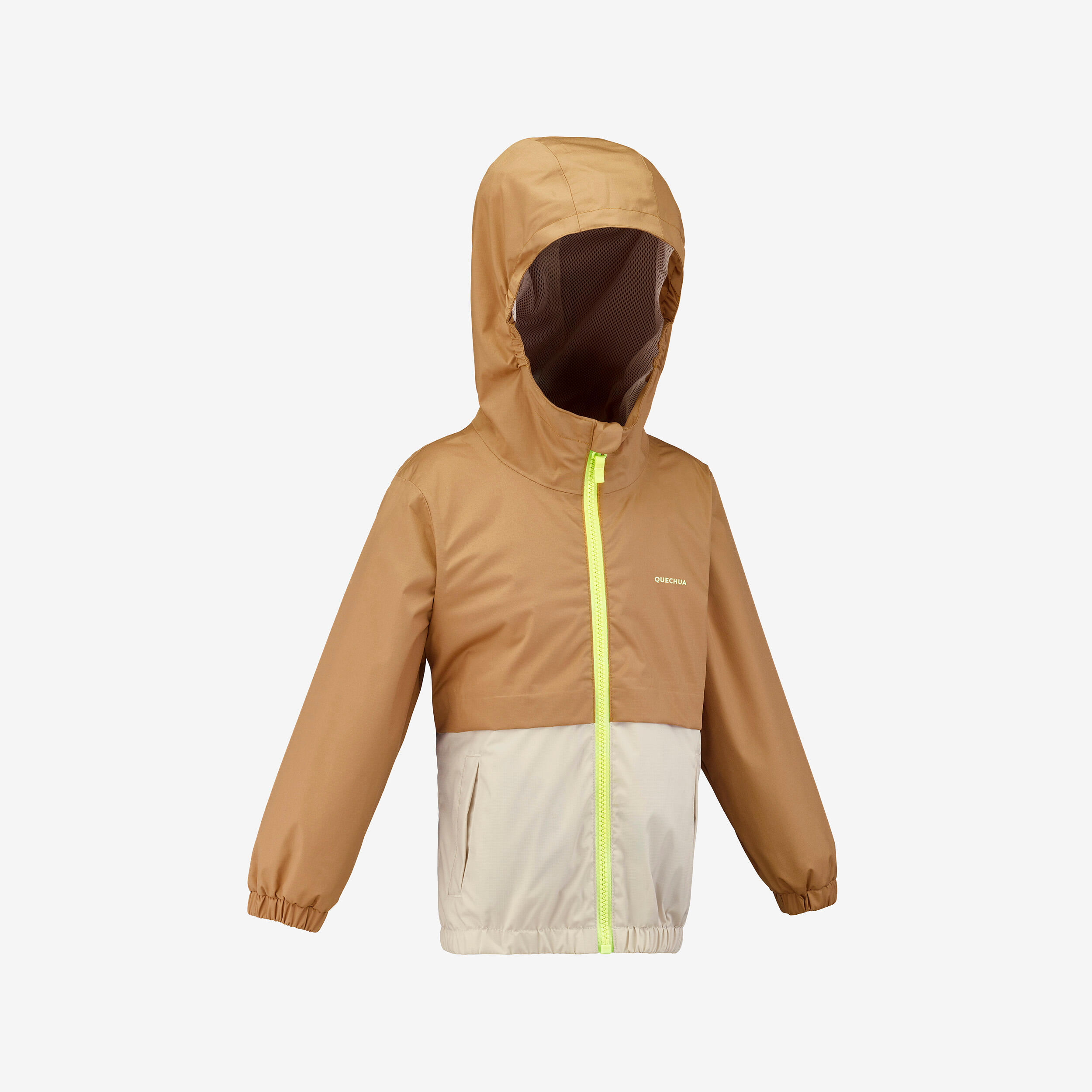 Chaqueta impermeable de montaña y trekking capucha Niños 2-6 años MH500 7/15